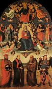 Assumption of the Virgin with Four Saints, Pietro Perugino